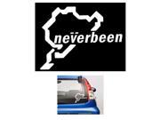 NEVERBEEN NURBURGRING Funny jdm decals 7 Inch