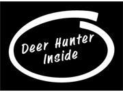 Deer hunter Inside Funny hunting decals 9 Inch