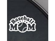 Baseball Mom With Baseball 2 Stickers For Cars 9 Inch