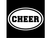 Cheer Euro Oval Stickers For Cars 5 Inch