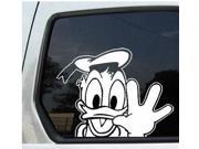 Donald Duck Waiving Stickers For Cars 7 Inch