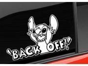 lilo And Stitch Back Off Stickers For Cars 5 Inch