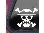 Jolly Roger luffy flag window decal sticker 7 Inch