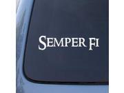Semper Fi Window Decal 7 Inch Semper Fi Window Decal 7 Inch