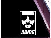The Dude Abide Car Sticker 5 Inch
