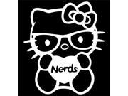 Hello Kitty Love nerds decal sticker for cars 7 Inch