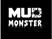 Mud Monster window decal 7 Inch