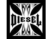 Diesel Maltese Cross decal sticker 12 Inch