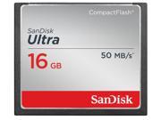 SanDisk Ultra 16GB CompactFlash Memory Card Speed Up To 50MB s SDCFHS 016G G46