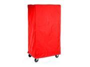 21 Deep x 42 Wide x 96 High Red Economy Cart Cover