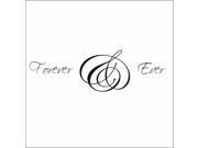 Forever and Ever Vinyl Decal - Large - Ivory Forever and Ever Vinyl Decal - Large - Ivory