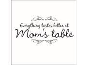 Everything Tastes Better at Mom's Table Vinyl Sticker - Small - Royal Blue Everything Tastes Better at Mom's Table Vinyl Sticker - Small - Royal Blue