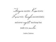 Forgive Quickly, Kiss Slowly. Love Truly. Laugh.. Vinyl Quote - Medium - Royal Blue Forgive Quickly, Kiss Slowly. Love Truly. Laugh.. Vinyl Quote - Medium - Royal Blue