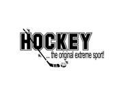 Hockey, the Original Extreme Sport Vinyl Graphic - Large - Royal Blue Hockey, the Original Extreme Sport Vinyl Graphic - Large - Royal Blue