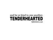 And Be Ye Kind to One Another Vinyl Quote - Large - Silver And Be Ye Kind to One Another Vinyl Quote - Large - Silver