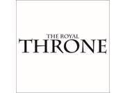 The Royal Throne Vinyl Decal - Medium - Clay The Royal Throne Vinyl Decal - Medium - Clay