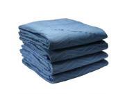 Moving Blanket 4 pack 72 x 80 US Cargo Control Pro Mover 6.8 lbs each Blue Light Blue