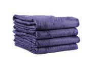 Moving Blanket 4 pack 72 X 80 US Cargo Control Mega Mover 7 Lbs each Blue Light Blue