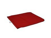 18 x 18 Red Safety Flag w Wire Rod Poly Cotton
