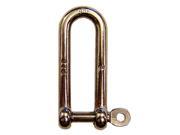 Stainless Steel 3 16 Captive Pin Long D Shackle