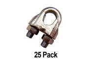 1 16 Malleable Wire Rope Clip 25 pack