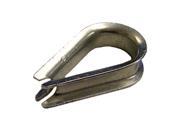 25 pack Wire Rope Thimble Zinc Plated Standard Duty 3 32 1 8