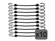 3 8 x 18 Black Bungee Cords bundle of 100 9mm
