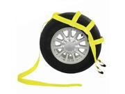 Yellow Tow Dolly Basket with Flat Hooks