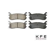 REAR NEW Premium Ceramic Disc Brake Pad Set Shim Fits Mazda Miata Ford KFE636