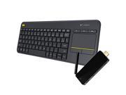 Quantum Access Windows® 10 Mini PC Stick Bundled with the Logitech Wireless Touch Keyboard K400 Plus