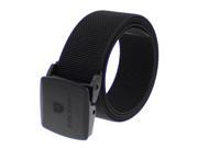 Rockway outdoor belt Hard thickness nylon with POM pressure buckle 38mm width nylon webbing unisex clothing set for outdoors Black