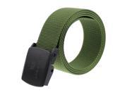 Rockway outdoor belt Hard thickness nylon with POM pressure buckle 38mm width nylon webbing unisex clothing set for outdoors Green