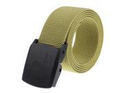 Rockway outdoor belt Hard thickness nylon with POM pressure buckle 38mm width nylon webbing unisex clothing set for outdoors Khaki
