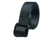Rockway sports belt professional looking nylon belt with high tech carbon fiber buckle lightweight thin waistband Black