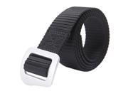 Rockway narrow belt 30mm width nylon with alloy buckle waistband strong holding power comfortable to harness Black