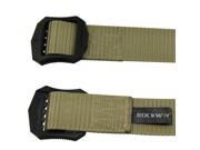 Rockway duty belt High quality quick dry nylon and strong buckle good looking military men waist accessories Khaki
