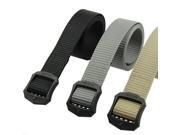 Rockway duty belt High quality quick dry nylon and strong buckle good looking military men waist accessories Khaki