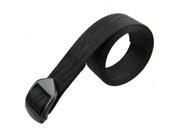 Rockway fashion jacquard nylon belt 100% carbon fiber buckle sturdy and fully adjustable Black