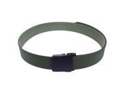 Rockway tactical belt Durable outdoor nylon belt with fish line POM quick release buckle airport friendly Green