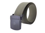 Rockway tactical belt Durable outdoor nylon belt with fish line POM quick release buckle airport friendly Green