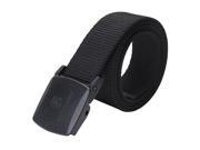 Rockway Nylon Belt Lightweight Eco friend PET Unisex Quick dry Belt with POM Pressure Buckle Black