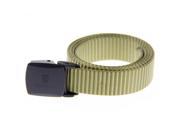 Rockway Nylon belt with brand quick release buckle airport friendly 1.3inch wide narrow nylon belt for jeans Yellow