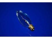 25W 25 watt Torpedo Medium Base Clear 130V Light Bulb