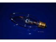 40W Incandescent Torpedo Candelabra E12 130V Light Bulb