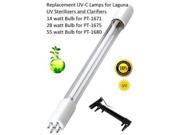 UV Bulb for Laguna Pond Clarifier Sterilizer PT 1672 PT 1676 PT 1681