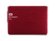 WD My Passport Ultra WDBZFP0010BRD NESN 1 TB External Hard Drive USB 3.0 Portable Red Retail