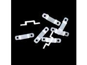 Lot of 10 13mm 0.50inch Translucence Silicone Mounting Bracket for LED Strip Lights