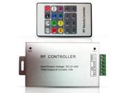 12V Heavy duty Aluminum RGB Controller with RF 20key remote for RGB mutil color LED Strip light 3 channels 4A channel