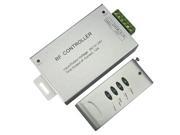 12V 12A 3 channels Wireless Controller with 4 key RF Remote for 5050 RGB LED Strip Light