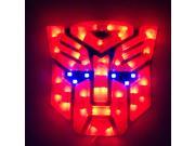 High Brightness LED Transformers Autobots Car Emblem RED
